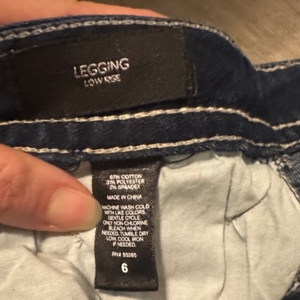 Express Dark Blue Skinny Jeans - Picture 2 of 3